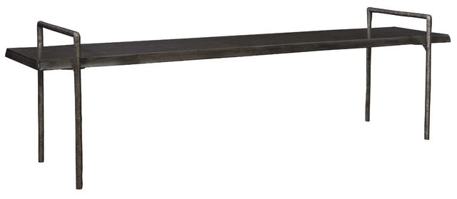 Uttermost® Chandos Dark Gray Bench-0