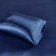 Olliix by Madison Park Essentials Navy Full Satin Wrinkle-Free Luxurious 6-Piece Sheet Set-1