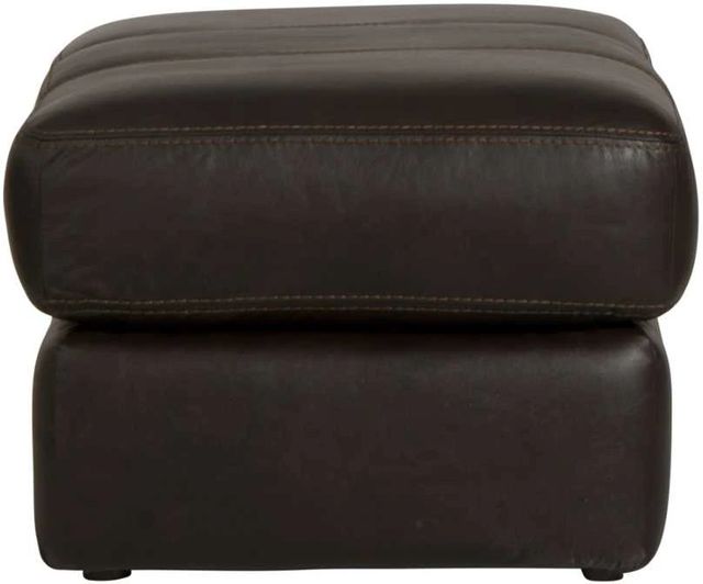 Jackson Furniture Prato Chocolate Leather Ottoman-2