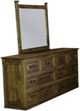 Vintage Furniture Mansion Paint 4-Piece Queen Panel Bedroom Set-2