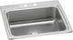 Elkay Lustertone® Classic Lustrous Satin 25" x 22" x 8-1/8" 2-Hole Single Bowl Drop-In Sink with Perfect Drain®-0