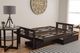 Kodiak Furniture Monterey Oregon Trail Saddle/Espresso Full Storage Futon with Mattress -2