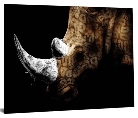 Classy Art Style 34 Floating Tempered Glass with Foil Wall Art-1
