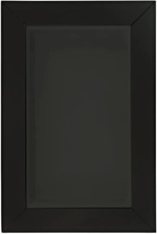 Jofran Inc. Urban Icon Glass Top Chairside Table with Black Base-3