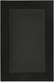 Jofran Inc. Urban Icon Glass Top Chairside Table with Black Base-3