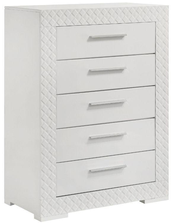 Coaster® Ives White High Gloss Chest-0