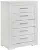 Coaster® Ives White High Gloss Chest-0