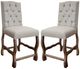 International Furniture Direct Marquez Brown/Gray 24" Upholstered Counter Stool-3