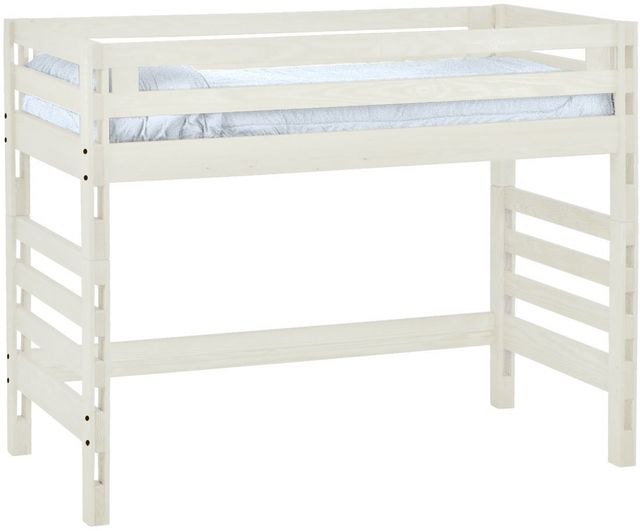 Crate Designs™ Furniture Cloud Full Tall Ladder End Loft Bed-0