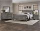 Vaughan-Bassett Reflections Antique Pewter King Sleigh Headboard-1