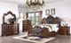 Furniture of America® Esparanza 4-Piece Brown Cherry Queen Bedroom Set-0