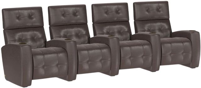American Leather® Customizable Dean 4-Piece Leather Power Reclining Theater Seating-0