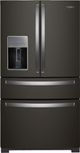 Whirlpool® 36 in. 26.2 Cu. Ft. Black Stainless French Door Refrigerator-0