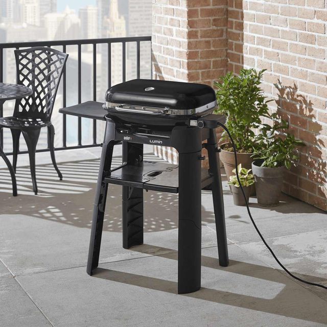 Weber® Lumin Electric Grill Stand with Side Table-3