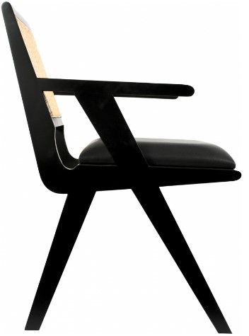 Meridian Furniture Abby Black Arm Chair-2