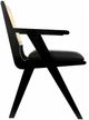 Meridian Furniture Abby Black Arm Chair-2