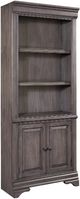 aspenhome® Sinclair Ash Gray 2-Door Bookcase-0