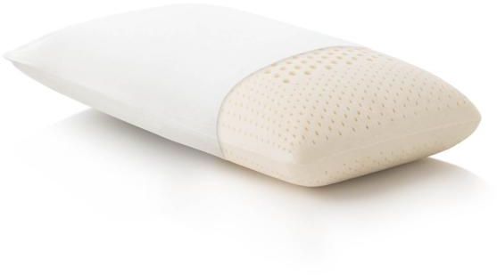 Malouf® Z® Zoned Talalay Latex Low Loft Firm Pillow-1