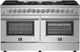 FORNO® Galiano 60" Stainless Steel Pro Style Dual Fuel Range-2