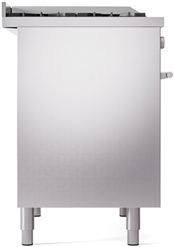 Ilve® Professional Plus II 40" Stainless Steel Pro Style Dual Fuel Range-3