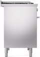 Ilve® Professional Plus II 40" Stainless Steel Pro Style Dual Fuel Range-3