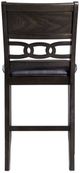 Elements International Amherst 5-Piece Black/Walnut Counter Dining Set-3