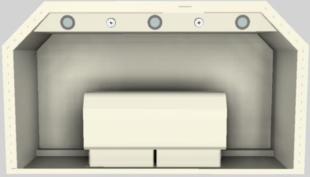 Vent-A-Hood® Designer Series 42" Biscuit Wall Mounted Range Hood-4
