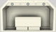 Vent-A-Hood® Designer Series 42" Biscuit Wall Mounted Range Hood-4