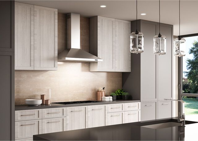Broan® Elite EW48 Series 36" Stainless Steel Convertible Wall Mount Chimney Range Hood-4
