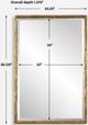 Uttermost® Sutton Aged Gold Vanity Mirror-3