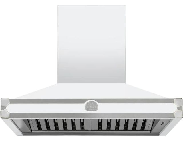 La Cornue CornuFé 90 AlberTine 36" Pure White Wall Mounted Chimney Hood-0