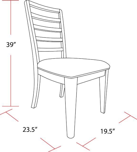 Parker House® Escape 5-Piece Glazed Natural Oak/Mirage Mist Dining Set-3