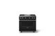 Viking® 5 Series 36" Onyx Pro Style Gas (LP) Range with Brushed Brass Trim-0