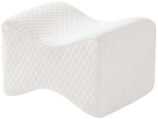 Olliix by Sleep Philosophy White Memory Foam Knee Pillow-0