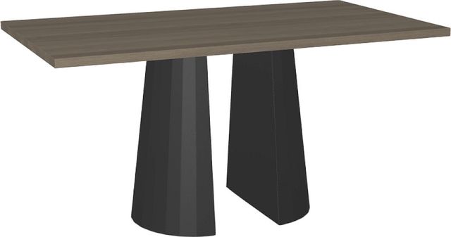 Amisco Customizable Gemma 72" Rectangular Pub Table with 1.5" Solid Ash Top-0