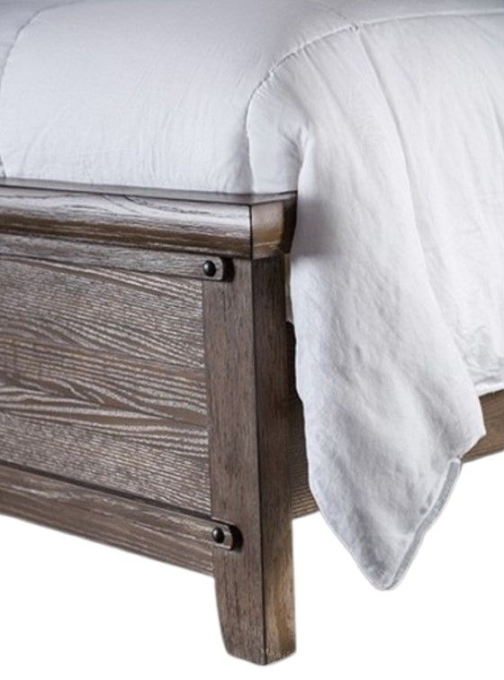 Furniture of America® Merthyr Brown Eastern King Panel Bed-1