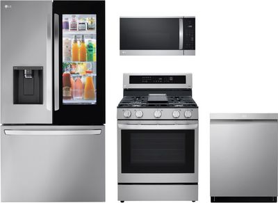 LG 4 Piece PrintProof™ Stainless Steel Kitchen Package