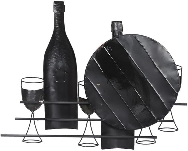 Deco Marche Copper Wine Wall Decor-1