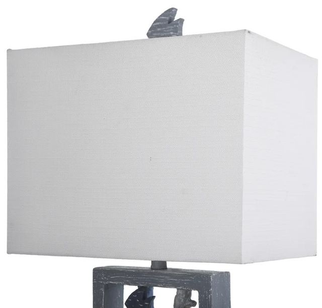 Stylecraft Serene Nautical Silver/White 32" Table Lamp-2