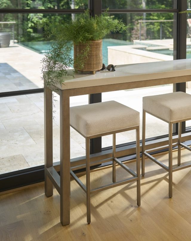 Universal Explore Home™ Oasis Nomad Snow Console Stool-1