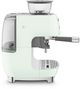 Smeg 50's Style Pastel Green Espresso Machine-2