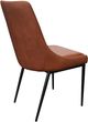 Corcoran Importation Zen 2-Piece Brown Leather Chairs Set-3