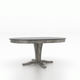 Canadel Customizable Gourmet 68" VR Base Dining Table with One Removable Leaf-2