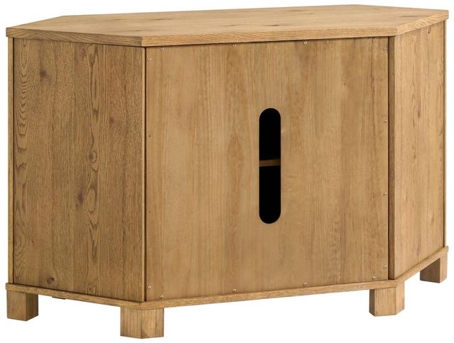 Martin Svensson Prairie Oak Panel Door Corner TV Stand-2