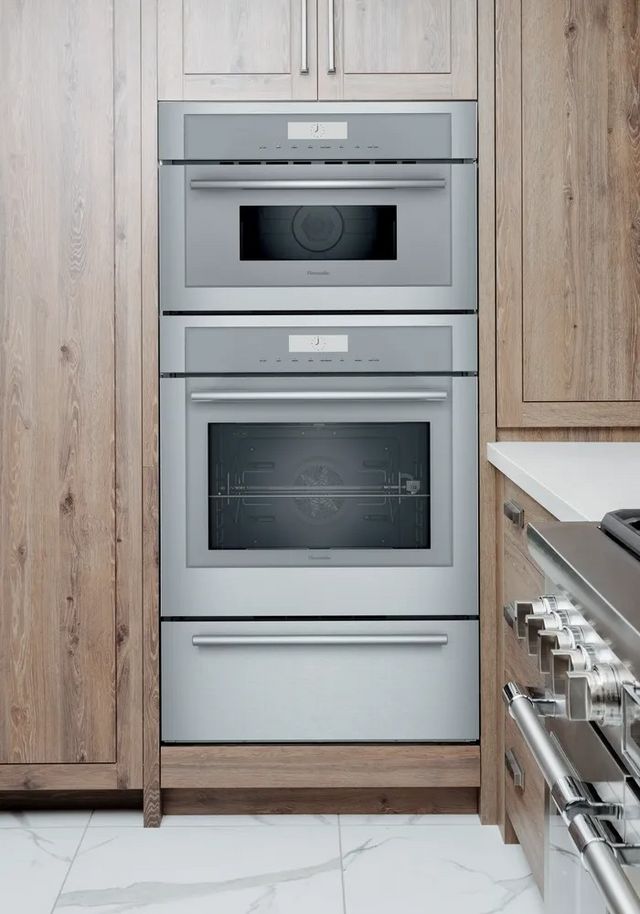 Thermador® Masterpiece® 30" Stainless Steel Oven/Micro Combo Electric Wall Oven-9