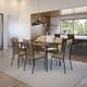 Amisco Customizable Alys 72" Italian Porcelain Top with Rectangular Table Base-4