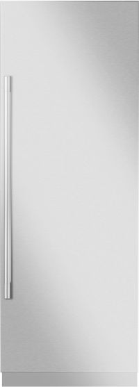 front view of the Signature Kitchen Suite 24 in. 13.9 Cu. Ft. Panel Ready All Refrigerator
