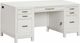 aspenhome® Alexander White 66'' Executive Desk-0