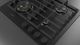 Fulgor Milano Matteo 400 Series 24" Matte Black Porcelain Gas Cooktop with Matte Brass Burners-4