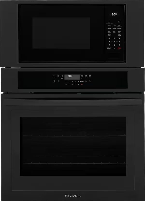 Frigidaire® 30” Black Oven/Micro Combo Electric Wall Oven with Air Fry-0